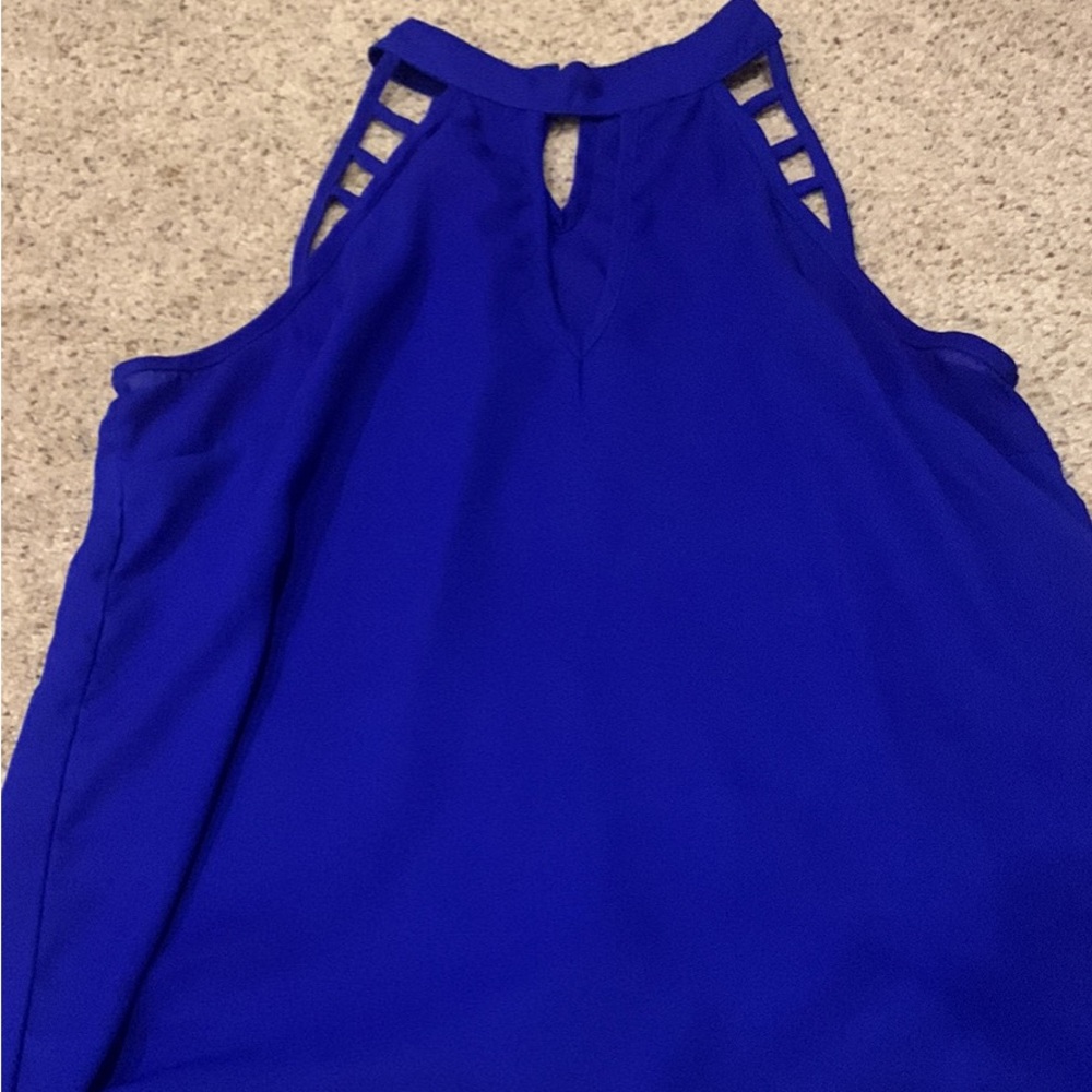Charlotte Russe Navy Blue Tank (medium)